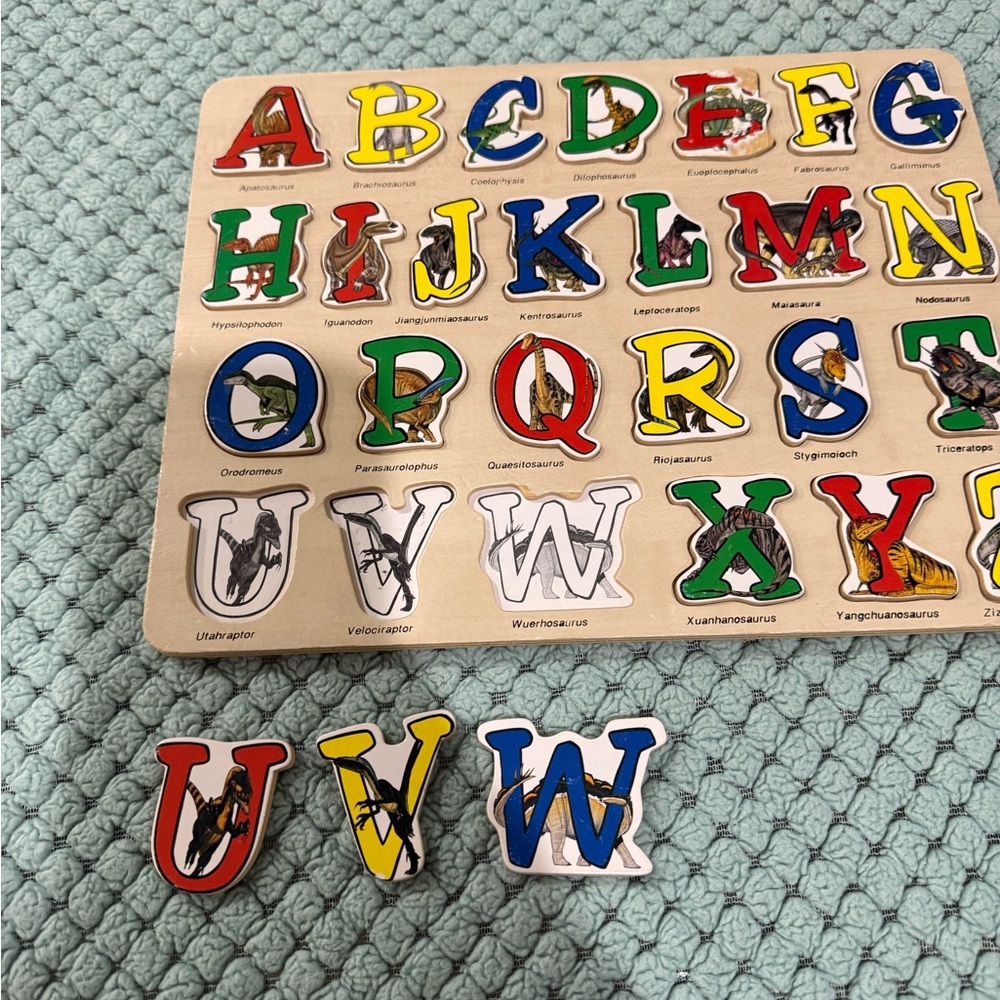 Vibrant Alphabet Learning Puzzle for Kids - Picture 3 of 10
